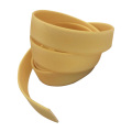 Solid Gold Easy To Clean Polyester Coated Webbing Rubber Strap